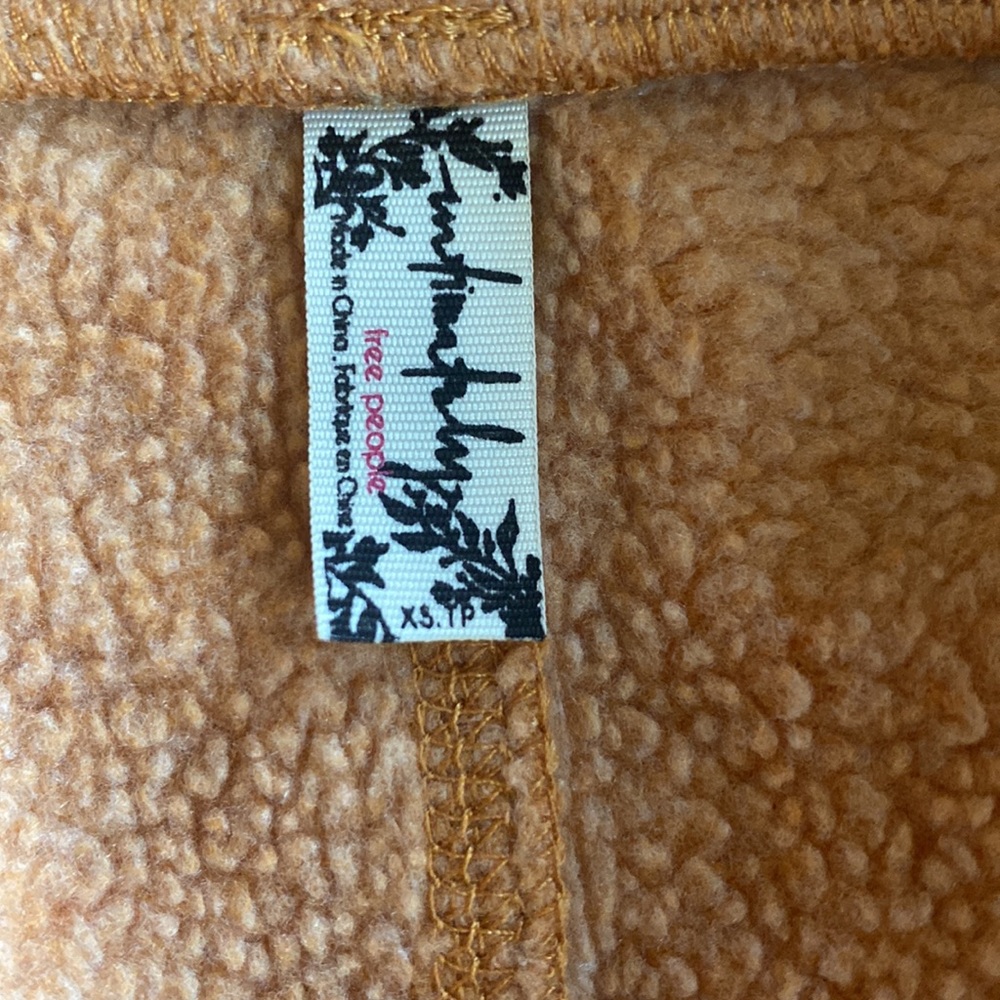 Free People Kelly Cognac Lounge Sweat Shorts. NWOT. Size XS - Picture 6 of 9